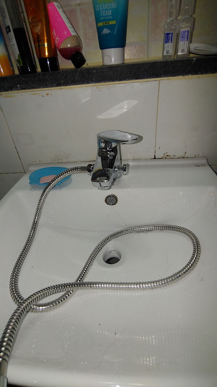 송파구 세면대 수전교체 시공 사례 - AFTER